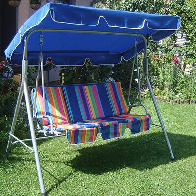 Ljuljaška Za Dvorište Trosed Multi Stripes