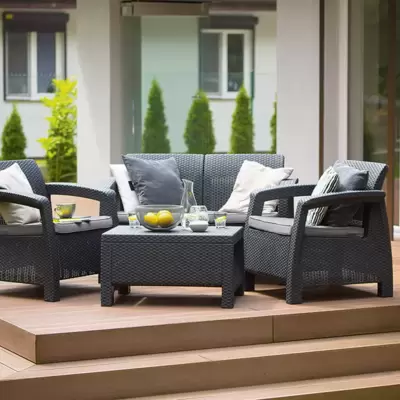 Baštenska Kompozicija Barahona Antracit - Siva