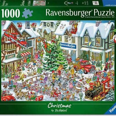 Puzzle 1000 delova Božić Rej Nikolson Rays Comic Series Ravensburger 12001801