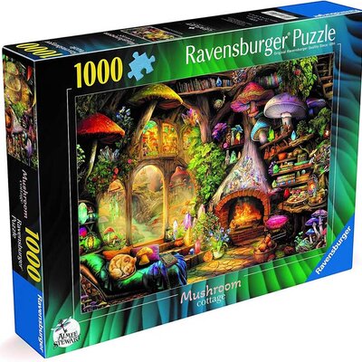 Puzzle 1000 delova Pečurka koliba Ejmi Stjuart Ravensburger 12001525