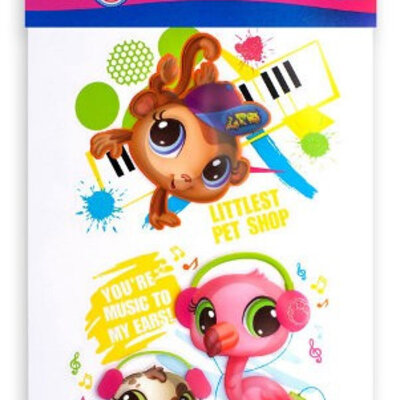 Zidna dekoracija 3D Stiker Littlest Pet Shop 41x29cm 12SW01LP2