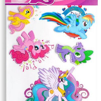 Zidna dekoracija 3D Stiker My Little Pony 12SW01MP