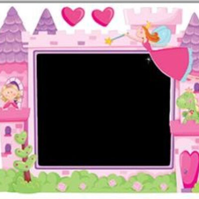 Zidna dekoracija Stiker sa prostorom za crtanje Zamak 12SW04BC