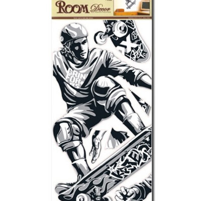 Zidna dekoracija Stiker Skateboard 12SW03SC