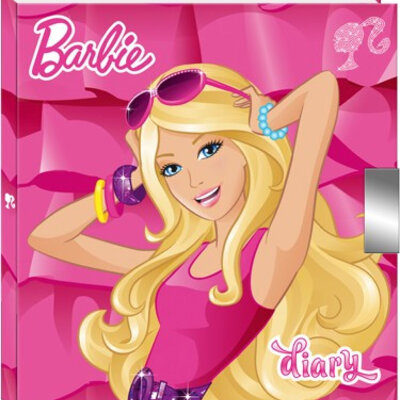 Dnevnik sa ključićem Barbie glitter 15DNE901BR