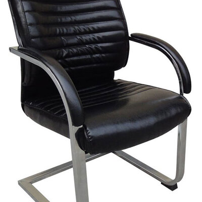 Konferencijska Radna Stolica Alkmaar Eko Koža Black