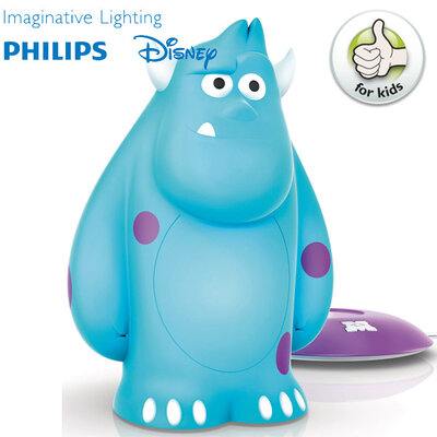Punjiva portabl LED lampa Philips Disney Sulley 71705/83/16
