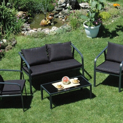 Aluminijumska garnitura sa jastucima Conqueror