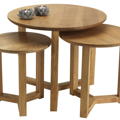 Set stočića Whoa nauljen hrast