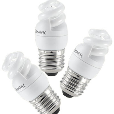 Štedljiva sijalica Elmark ESL Spiral D2 9W E27 99210049 2700K 3kom.