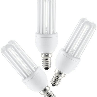 Štedljiva sijalica Elmark 4U/T2 15W E14 4000K  99216170 3kom.