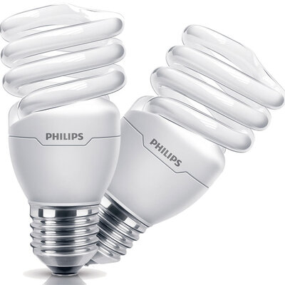 Štedljiva sijalica Philips Tornado T2 15W E27 WW PS167 2kom.
