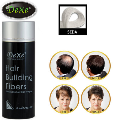Preparat za proređenu kosu Dexe Hair Building Fibers 8g seda