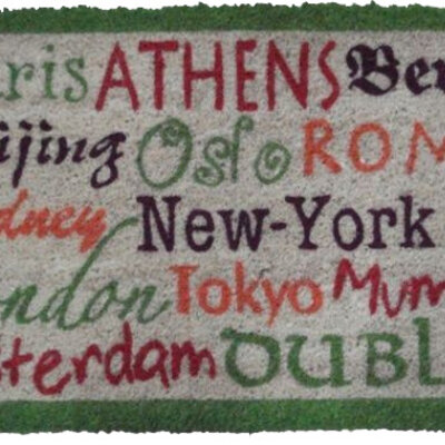 Otirač 40 x 60 cm Gradovi