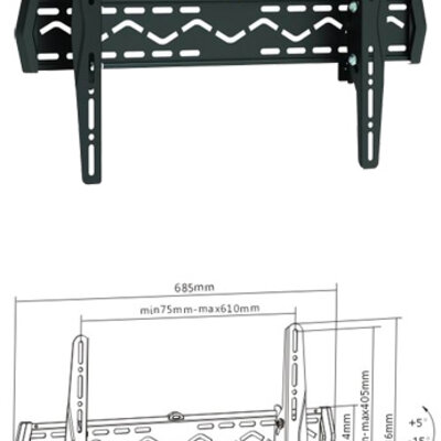 Brateck nosač za televizor dijagonale 32-70 inča LP08-46T