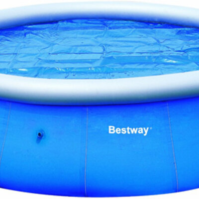 Solani pokrivač za bazene sa prstenom na naduvavanje prečnika 457 cm Bestway 58065