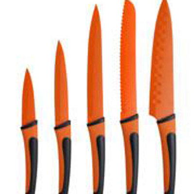 Bergner Nož set 5 kom Renberg Flash orange RB-2516-O