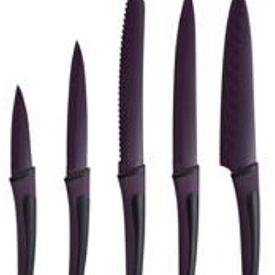 Bergner Nož set 5 kom Renberg Flash purple RB-2516-P