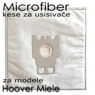Microfiber kese za usisivače Hoover Miele, 6 komada