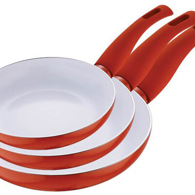 Bergner Keramički tiganji - Set od 3 kom Renberg orange RB-1008-O