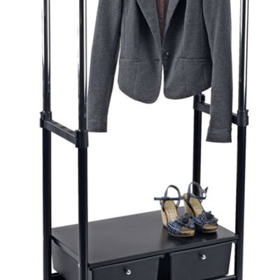 Dupli stalak za odeću sa fiokama za obuću Spider