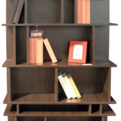 Polica Za Knjige Biblioteka Bloom Bela Horizontalno ili Vertikalno Postavljanje