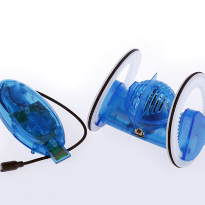 Mini Wheel robot na daljinsko upravljanje plavi