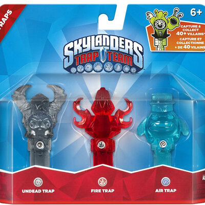 Skylanders Trap Team Tri Zamke - Triple Trap Pack Air Jughead + Undead Skulll + Fire Torch 87277EU