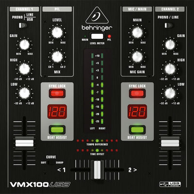 Mikseta Behringer Pro Mixer VMX100USB