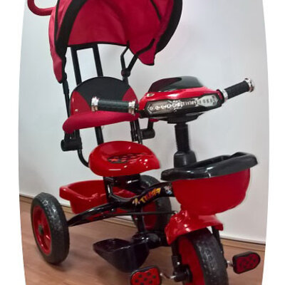 Dečiji tricikl sa tendom 403 crveni