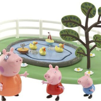 ToyOptions Igračka Pepa Prase - Jezero i patke TO5329