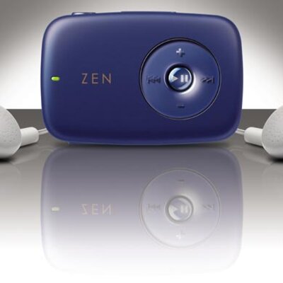 Creative Zen Stone 1 GB sa integrisanim zvučnikom - blue