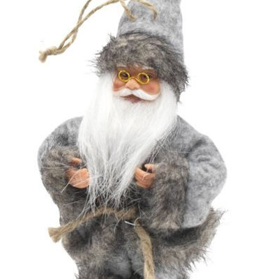 Novogodišnji ukras Deda Mraz koji stoji V20cm