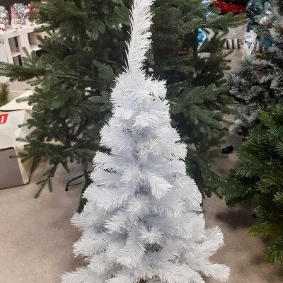 Bela Novogodišnja Jelka Garibaldi 80 cm