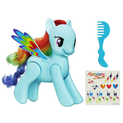 Hasbro My Little Pony Nemirni konjić Rainbow Dash - Šarlota A5905