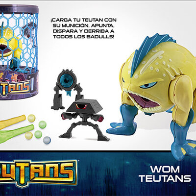 Akciona figura Teutans Wom IMC Toys IM 445062