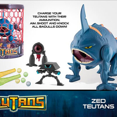 Akciona figura Teutans Zed IMC Toys IM 445017