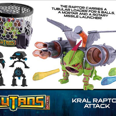 Teutans Set Za Igru i figura Kralov Raptor Napad IMC Toys IM 445185