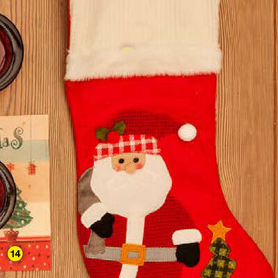 Novogodišnja Čarapa Za Poklone 40 cm
