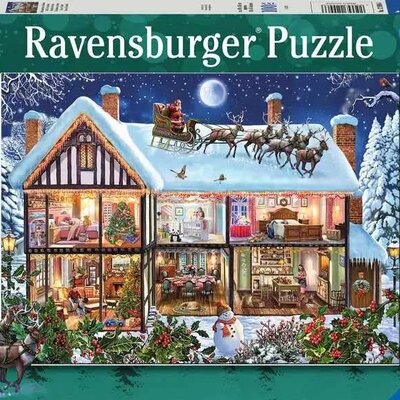 Puzzle slagalica 100XXL delova Božić kod kuće Ravensburger 12996