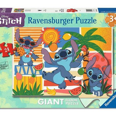 Velike podne puzzle Disney Stitch 24 dela Ravensburger Giant Puzzle 12004213