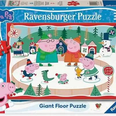Velike podne puzzle Pepa Prase Božić 24 dela Ravensburger Giant Puzzle 12004186