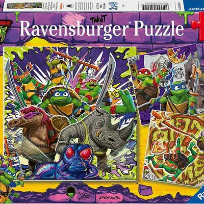 Slagalice puzzle za decu 3x49 delova Nindža Kornjače Ravensburger 12004012