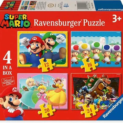 Puzzle slagalica za decu 4u1 Super Mario Ravensburger 12004107