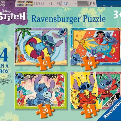Puzzle slagalica za decu 4u1 Disney Stitch Ravensburger 12001069