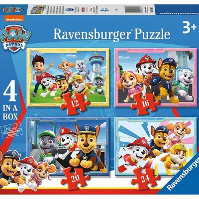 Puzzle slagalica za decu 4u1 Patrolne šape Ravensburger 03065
