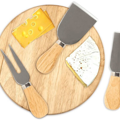 Kikkerland Cheese Please Set za sir CHS03