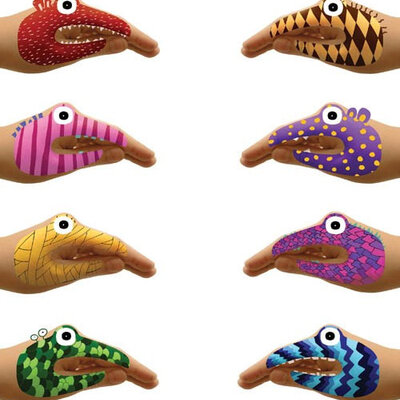 NPW privremene tetovaže Čudovišta na rukama W5882