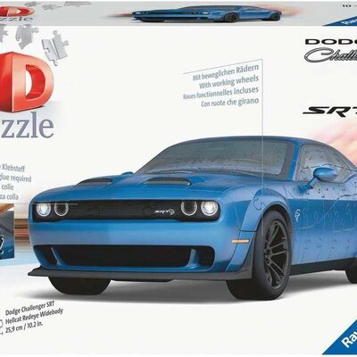 3D Puzzle Automobil Dodge Challenger SRT® Hellcat Redeye Widebody blue Ravensburger 11283 11283