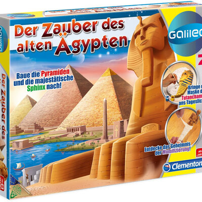 Edukativni set Stari Egipat Piramide, Sfinga, Faraon Tutankamon Clementoni 69271 28747